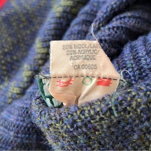 Vintage Banff Shawl Collar Cardigan Wool Blend Made in Canada 🇨🇦 Ample Large - Picture 11 of 12